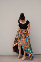 Owa low and high length patches skirt