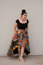 Owa low and high length patches skirt