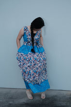 Kolap blue batique maxi dress