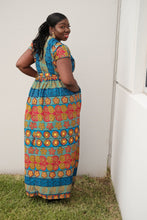 Arewa stripe maxi dress