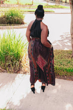 Arewa brown bold maxi skirts.