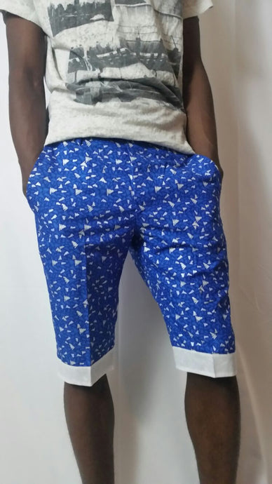 Eso blue and silver short pant