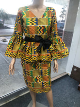 Bewaji kente top and skirt