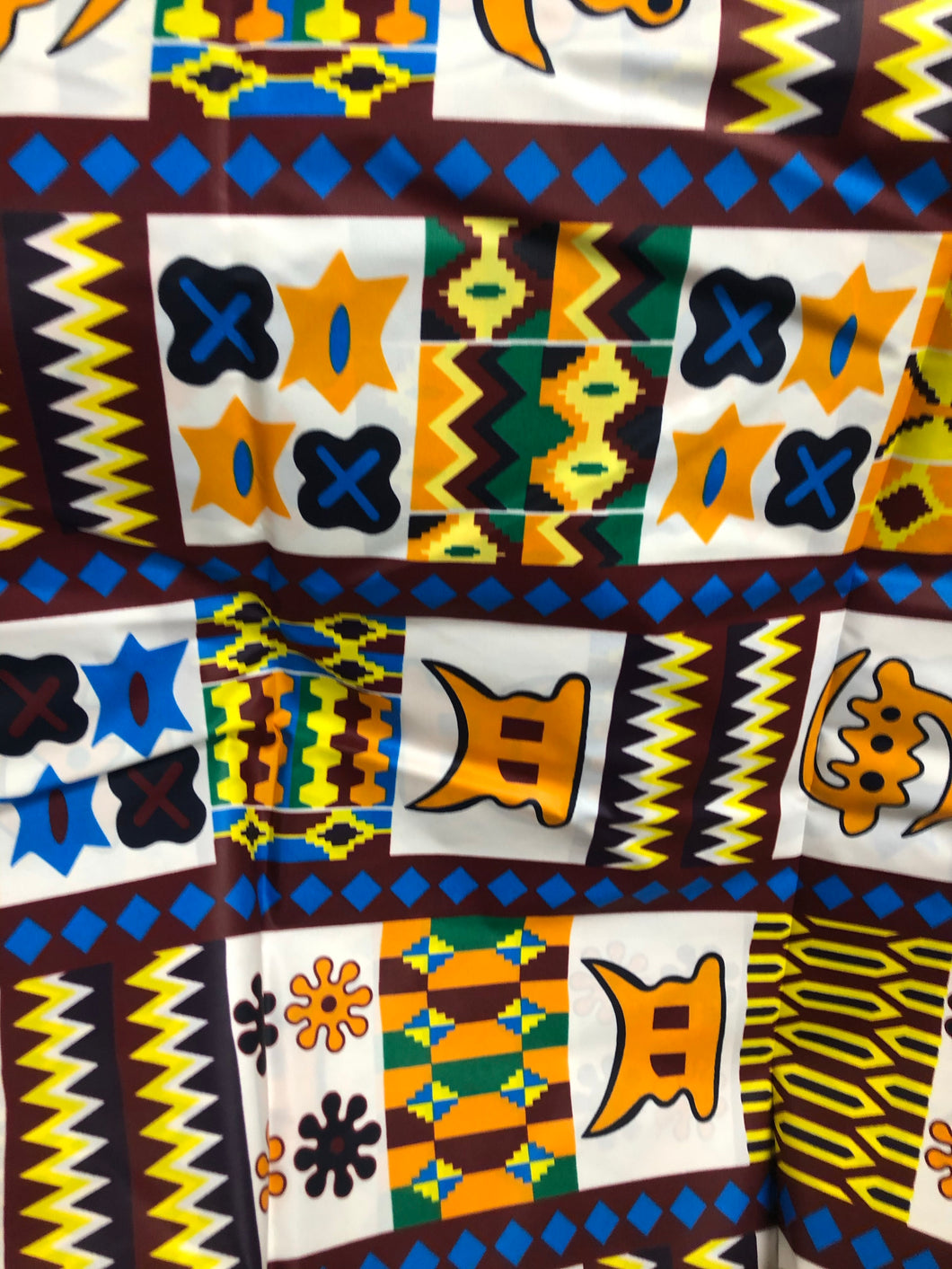 African fabrics Kente Ankara print