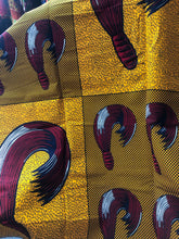 African Ankara horse tail print
