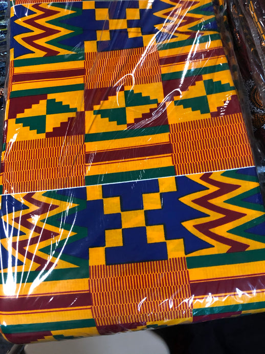 African Ankara Kente fabrics