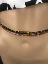 5 strands of African screw waist beads