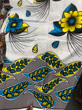 African fabrics Ankara floral print