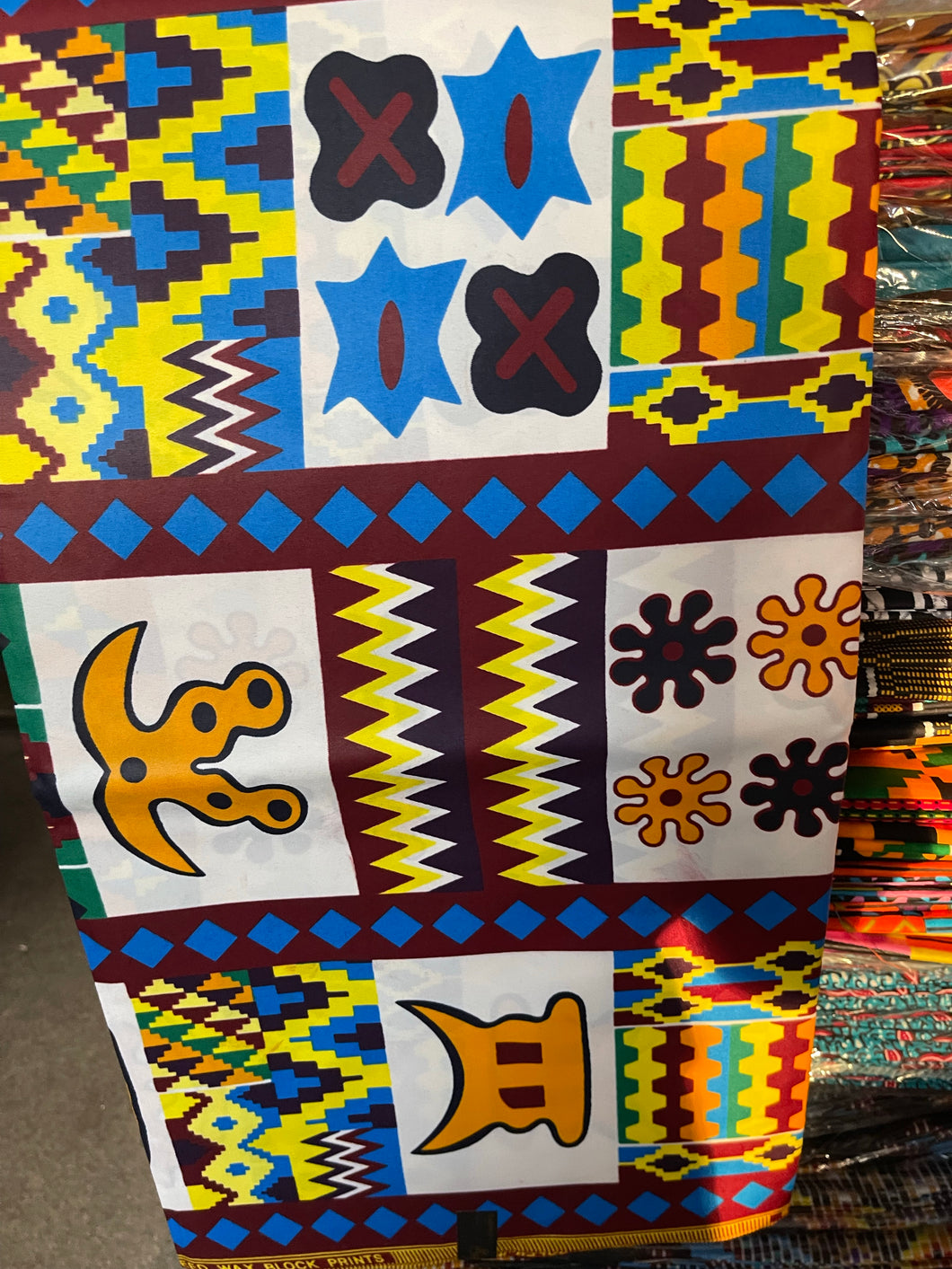 6 Yards African fabrics Ankara print